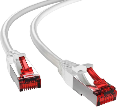 Patchcord Goobay Cat 6 S/FTP 30 m Biały (4040849935084)