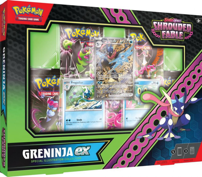 Zestaw kart kolekcjonerskich Pokemon Shrouded Fable Greninja ex - Special Illustration Collection (5903076515216)