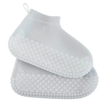 Дождевики для обуви силиконовые ZaoFeng HW170302 S/26-34 White