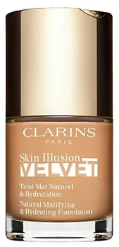 Podkład matujący do twarzy Clarins Skin Illusion Velvet 112C Amber 30 ml (3380810482485)