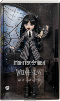 Колекційна лялька Венздей у шкільній формі Monster High X Wednesday (HXJ04)