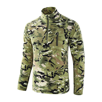 Тактическая кофта флисовая Lesko A973 Camouflage CP M