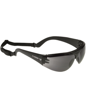 Очки баллистические Mil-Tec SWISS EYE® Smoke sports glasses protector Черный (Takctik-639M-T)