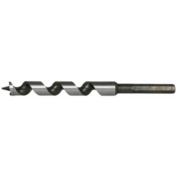 Сверло HELLER по дереву витое 28х140х235 6-гранный хвостовик НЕХ форма спирали LEWIS самовтягивающееся острие закаленные кромки (12845)