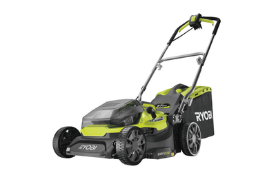 Газонокосилка аккумуляторная Ryobi RY18LMH37A-250 (щеточный, 2 АКБ 18 В/5.0 Ач, зарядное) (099112343)