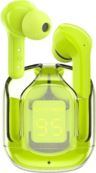 Безпровідні блютуз наушники LEXEGO Ultrapods Max з дисплей індикатором Green UPM31-G