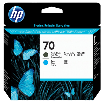 Набір картриджів HP 70 Matt Black + Cyan (882780390751)