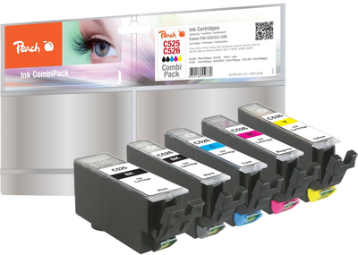 Набір картриджів Peach Multi Pack для HP 301XL Black 14 мл + Color 13 мл (7640155893428)