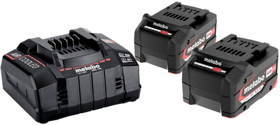 Базовый комплект Аккумуляторы для инструментов Metabo Li-Power 18 В 5.2 Ач 2 шт + Быстрозарядное устройство ASC 145 685051000