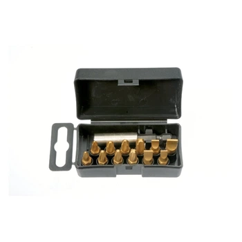 Набор бит Felo TIN 25 мм 5,0х0,8/5,5х1,0/6,5х1,2/8,0х1,2/PZ1/2PZ2/PZ3/PH1/2PH2/PH3/+магнитный битодержатель 13 шт 02091716 (14188)
