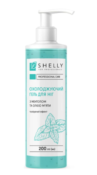 Охолоджуючий гель для ніг з ментолом та олією мяти Shelly 200 мл