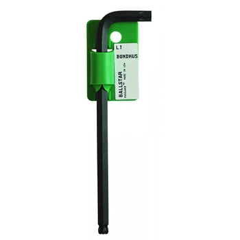 Ключ Bondhus TORX 9х74 мм Г-образный CrV сталь сферический (15121)
