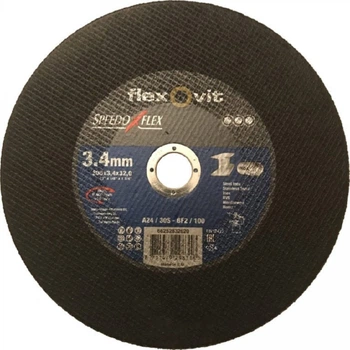Круг Flexovit отрезной по металлу 305х3,4х32,0 мм A 24 30S-BF2/100 INOX SPEEDOFLEX 6400 об/мин 66252832620 (13920)