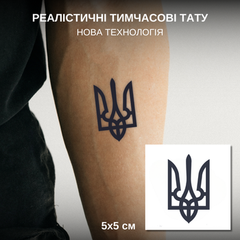 Долгосрочное временное тату TATTOOSHKA "Герб" темнеет через 24 часа LV-10