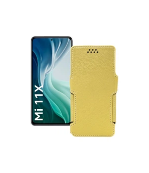 Чохол-книжка з екошкіри для телефону Xiaomi Mi 11x 2021 Золотий