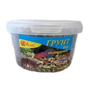 Грунт для аквариума 8 кг ведро, из горных рек , фракция 8-10 мм