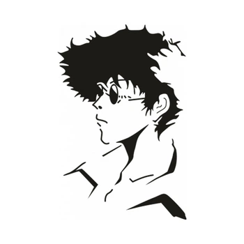 Наклейка на Авто / Мото / Витрину на Стекло Кузов " Аниме - Ковбой Бибоп - Спайк - Cowboy Bebop " любой цвет