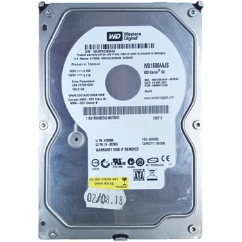 Жесткий диск Western Digital 160Gb 7200rpm 8MB (WD1600AAJS-08PSA0) 3.5" SATAII Б/У