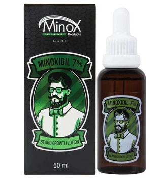 Лосьон для роста волос и бороды Minox minoxidil 7%, 50 мл