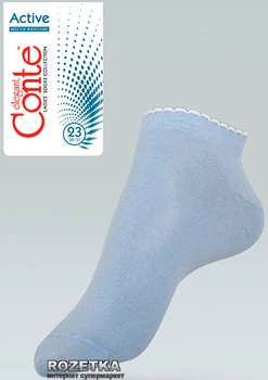 Носки Conte Active с пикотом 12С-45СП 041 36-37 р Голубые (4810226034200)