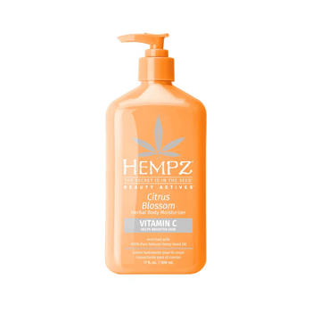 Молочко з вітаміном С "Квіти Цитрусу" Citrus Blossom Herbal Body Moisturizer with Brightening Vitamin C Hempz 500 мл