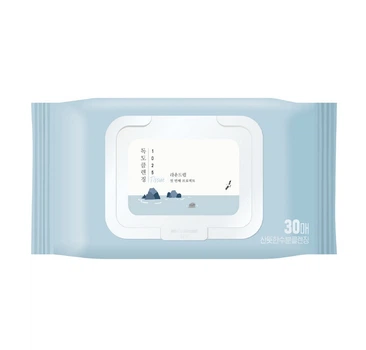 Салфетки очищающие с морской водой Round Lab 1025 Dokdo Cleansing Tissue 30 шт