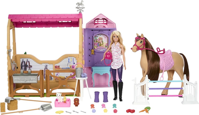 Lalka z akcesoriami Mattel Barbie Stadnina marzeń 29 cm (0194735230976)