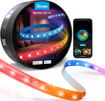 Стрічка світлодіодна розумна Govee H61E1 RGBICW LED Strip Lights 5 м Білий