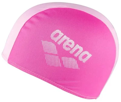 Шапка для плавания Arena Polyester II JR (002468-990) Дети OSFM Розовая/фуксия (3468336217818)