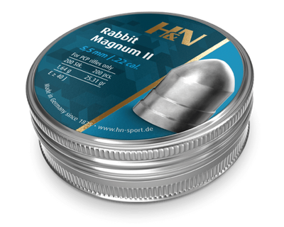 Пули пневматические H&N Rabbit Magnum II 5,5 мм (1.175 гр) 200 шт / упаковка