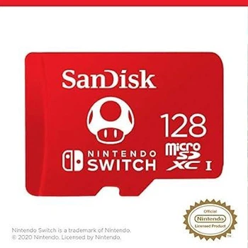 Карта памяти SanDisk 128GB microSDXC для Nintendo Switch (Б/У)