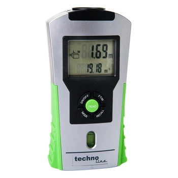 Дальномер ультразвуковой Technoline WZ1100 с лазером 16м измерение длины площади объема термометр