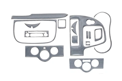 Накладки на панель Алюміній для Renault Kangoo 2008-2020 рр