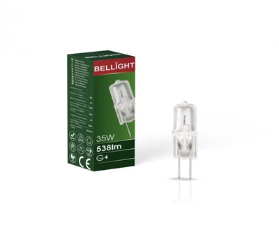Галогенна капсульна лампа JC 12V 35W G4 clear