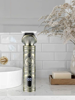 Удобная универсальная тример машинка для стрижки волос 6в1 VGR Professional Grooming kit V-106 Золотой