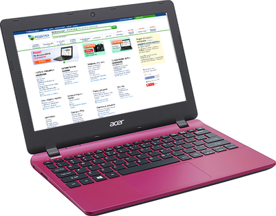 Ноутбук Acer Aspire E3-112-C11K (NX.MRMEU.004) Pink – фото, отзывы