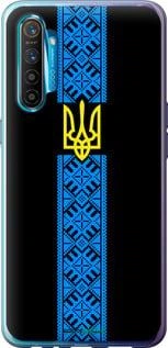 Чехол на Realme XT Тризуб в вышиванке "1158u-1868-70447"