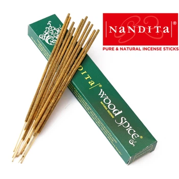 Ароматичні палички Nandita Wood Spice 15 грамм Древесные специи