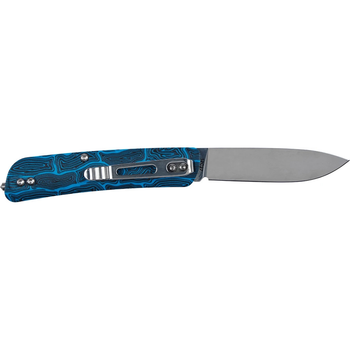 Ніж Boker Plus Tech Tool Damast G10 Blue (m416565)