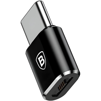 Адаптер-переходник Baseus Micro Female To Type-C Male Adapter Converter (CAMOTG-01) Black