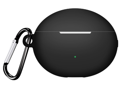 Чохол-накладка DK для Huawei FreeBuds 5i | Silicone Candy Friendly с карабином (014788) (black)