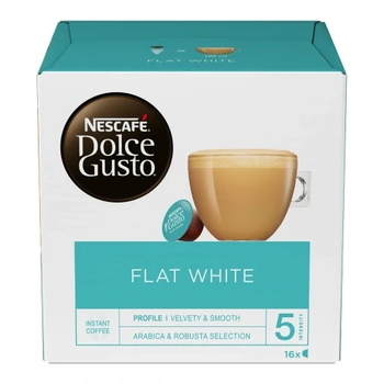 Капсули для Dolce Gusto Nescafe Dolce Gusto Flat White 16 шт. капсули Nescafe Dolce Gusto Flat White 16шт. Nescafe Dolce Gusto