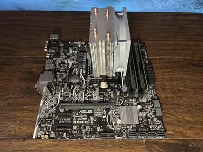 Игровой комплект Материнская плата ASUS + AMD Ryzen 5 2600 + 16GB DDR4