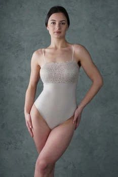 Боді корегуюче безшовне Janira 2XL Бежевий (32355-кавовий)