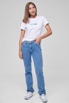 Джинсы Wrangler Straight Straight Fit (W28TBG96V) Голубой 32-34