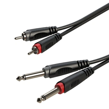 Готовый аудиокабель Roxtone SACC150L2, Jack - RCA, 2х1x0.14, 2 м