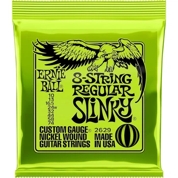 Струны Ernie Ball 2629 10-74 8-string Regular Slinky
