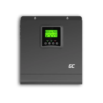 Контролер MPPT, інвертор та зарядний пристрій Green Cell, 24VDC, 230VAC, 2000VA/2000Вт, чиста синусоїда