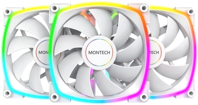 Набір вентиляторів Montech AX120 PWM 3 in 1 White