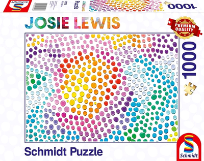 Puzzle Schmidt Josie Lewis Kolorowe bańki mydlane 69 x 49 cm 1000 elementów (4001504575762)